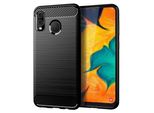 Cover Per Huawei P Smart 2019 / Honor 10 Lite Nero - Forcell Carbon