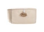 Cestino Vichy Marrone 18 X 14 X 10,5 Cm