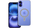 Custodia Clear Mag Cover (Mid) Compatibile Con Magsafe Per Iphone 16 Plus Trasparente