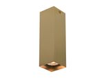 Spot A Soffitto Moderno Oro Quadrato 17 Cm Per Soggiorno Cucina 1Xgu10 10W Ander Italux
