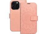 Mezzo Custodia A Libro Per Iphone 16 Pro Mandala Peach Fuzz