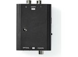 Convertitore Audio Digitale | A Due Vie | Ingresso Di Connessione: 1X S/Pdif (Rca) Femmina / 1X Toslink Femmina | Uscita Di Connessione: 2X Rca Femmina | Arc | Manuale Di Istruzioni | Nero