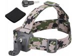 Testa Di Montaggio Fascia + Testa A Sfera 3D Per Videocamere Gopro Sjcam Xiaomi Dji INSTA360 / TD672-M