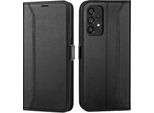 Custodia Per Cellulare Per Samsung Galaxy A52 4G/5G, A52S 5G Cover Flip Case Pieghevole Custodia Protettiva, Nero