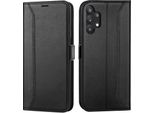 Custodia Per Cellulare Per Samsung Galaxy A13 4G Cover Flip Case Pieghevole Cover Protettiva, Nero