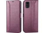 Custodia Per Telefono Cellulare Per Samsung Galaxy A51 Cover Flip Case Pieghevole Cover Protettiva, Blackberry