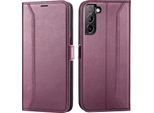 Custodia Del Telefono Cellulare Per Samsung Galaxy S21 Cover Flip Case Pieghevole Cover Protettiva, Blackberry