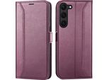 Custodia Per Telefono Cellulare Per Samsung Galaxy S23 Plus Cover Flip Case Pieghevole Cover Protettiva, Blackberry