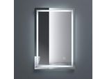 Doporro Specchio Bagno Led 50X70 Cm Rettangolare Retroilluminato Con Interruttore Tattile, Dimmerabile 3 Colori, Antifog, Memoria, Vetro Temperato Hd - Spiegel02