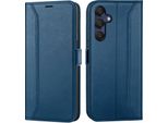Custodia Per Cellulare Per Samsung Galaxy A35 5G Cover Flip Case Pieghevole Custodia Protettiva, Blu