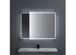 Doporro Specchio Bagno Led 90X70 Cm Rettangolare Retroilluminato Con Interruttore Tattile, Dimmerabile 3 Colori, Antifog, Memoria, Vetro Temperato Hd - Spiegel02