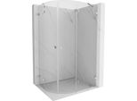 Mexen Lunar Cabina Doccia Semicircolare A Battente Destra 100 X 70 Cm, Trasparente, Cromo - 833-100P-070L-01-00