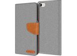 Custodia Del Telefono Cellulare Apple Iphone 4 / 4S Case Portafoglio Flip Case Custodia Protettiva Cover Tessuto Cover
