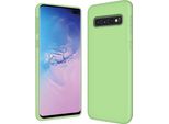 Custodia Samsung Galaxy S10+ Telefono Cellulare Copertura Protettiva Custodia In Gel Di Silicone Custodia Del Telefono Cellulare, Verde
