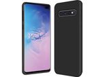 Samsung Galaxy S10+ Telefono Cellulare Copertura Protettiva In Silicone Gel Custodia Del Telefono Cellulare, Nero