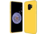Samsung Galaxy S9 Telefono Cellulare Copertura Protettiva In Silicone Gel Custodia Del Telefono Cellulare, Giallo