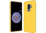 Samsung Galaxy S9+ Telefono Cellulare Copertura Protettiva In Silicone Gel Custodia Del Telefono Cellulare, Giallo