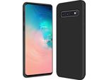 Custodia Samsung Galaxy S10 Protezione Del Telefono Cellulare Cover Silicone Gel Custodia Del Telefono Cellulare, Nero