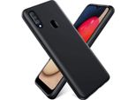 Custodia Samsung Galaxy A20S Protezione Del Telefono Cellulare Cover Silicone Gel Custodia Del Telefono Cellulare, Nero