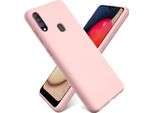 Custodia Samsung Galaxy A20S Protezione Del Telefono Cellulare Copertura In Silicone Gel Custodia Del Telefono Cellulare, Rosa