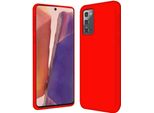 Custodia Samsung Galaxy Note 20 Protezione Del Telefono Cellulare Copertura In Gel Di Silicone Custodia Del Telefono Cellulare, Rosso