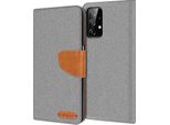 Custodia Del Telefono Cellulare Samsung Galaxy A72 Case Portafoglio Flip Case Custodia Protettiva Cover Tessuto Cover