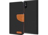 Custodia Del Telefono Cellulare Xiaomi Redmi 9A Case Portafoglio Flip Case Custodia Protettiva Cover Tessuto Cover