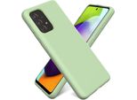 Custodia Per Samsung Galaxy A55 5G Custodia Protettiva Del Telefono Cellulare In Silicone Gel, Verde