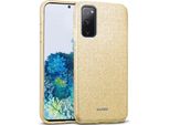 Custodia Del Telefono Cellulare Per Samsung Galaxy S20 Fe Caso Glitter Copertura Tpu Protettiva, Oro