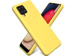 Custodia Samsung Galaxy A12 / M12 Protezione Del Telefono Cellulare Copertura In Silicone Gel Custodia Del Telefono Cellulare, Giallo