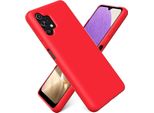 Custodia Samsung Galaxy A32 5G Protezione Del Telefono Cellulare Copertura In Silicone Gel Custodia Del Telefono Cellulare, Rosso