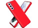 Custodia Per Samsung Galaxy S21 Fe Telefono Cellulare Copertura Protettiva Custodia In Gel Di Silicone Custodia Del Telefono Cellulare, Rosso
