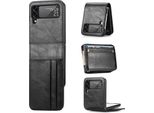 Custodia Flip Per Samsung Galaxy Z Flip 3 Cover Classica Per Telefono Cellulare Protettivo