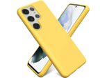 Custodia Per Samsung Galaxy S23 Ultra Telefono Cellulare Copertura Protettiva Custodia In Gel Di Silicone Custodia Del Telefono Cellulare, Giallo