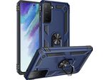 Custodia Per Cellulare Armor Shield Per Samsung Galaxy S21 Fe Cover Custodia Ultra Ibrida Per Cellulare, Blu