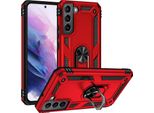 Custodia Per Telefono Cellulare Armor Shield Per Samsung Galaxy S22 Plus Cover Custodia Ultra Ibrida Per Telefono Cellulare, Rosso