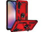 Custodia Per Telefono Cellulare Armor Shield Per Samsung Galaxy A34 5G Cover Custodia Per Telefono Cellulare Ultra Ibrida, Rosso
