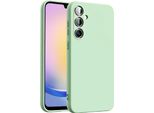 Custodia Per Samsung Galaxy A25 5G Custodia Protettiva Del Telefono Cellulare In Silicone Gel, Verde