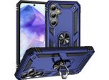 Custodia Per Telefono Cellulare Armor Shield Per Samsung Galaxy A35 5G Custodia Ultra Ibrida Custodia Per Telefono Cellulare, Blu