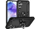 Custodia Per Telefono Cellulare Armor Shield Per Samsung Galaxy A35 5G Cover Custodia Per Telefono Cellulare Ultra Ibrida, Nero