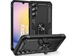 Custodia Per Telefono Cellulare Armor Shield Per Samsung Galaxy A25 5G Cover Custodia Per Telefono Cellulare Ultra Ibrida, Nero
