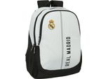 Zaino Scuola Real Madrid C.F. 24/25 Bianco Grigio 32 X 44 X 16 Cm