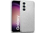 Custodia Del Telefono Cellulare Per Samsung Galaxy S23 Fe Caso Glitter Copertura Tpu Protettiva, Argento