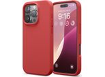 Custodia Per Apple Iphone 16 Pro Custodia Del Telefono Cellulare Custodia Di Protezione Del Telefono Cellulare Copertura In Silicone Custodia Del Telefono Cellulare, Rosso