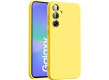 Custodia Per Samsung Galaxy A36 5G Custodia Protettiva Del Telefono Cellulare In Gel Di Silicone, Giallo