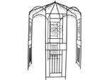 Vidaxl Rose Gazebo 250 Cm Verde Scuro