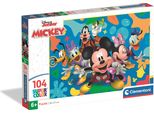 Puzzle Cle 104 Superkolor Topolino E Amici 25053