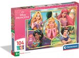 Puzzle Cle 104 Superkolor Princess 25057
