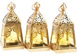 Set Di 3 Lanterne Orientali Basil Clear