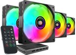 Mars Gaming MFSI4KIT Sistema Di Raffreddamento Per Computer Computer Case Fan 12 Cm Nero